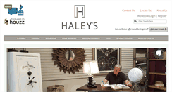 Desktop Screenshot of haleysflooring.com